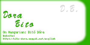 dora bito business card